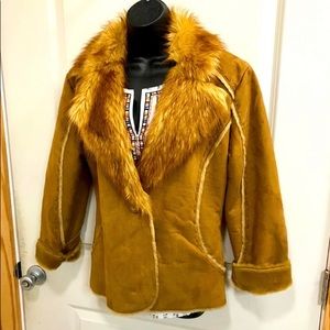 Vntg Faux fur coat by RP Sport